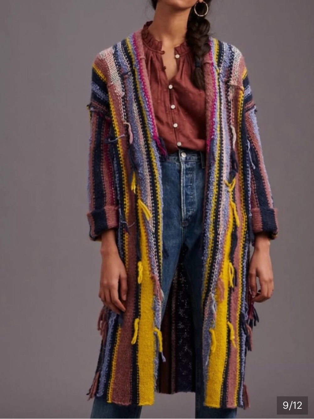 ANTHROPOLOGIE Pilcro Dreamer Duster Sweater / Cardigan / Duster Size M / L